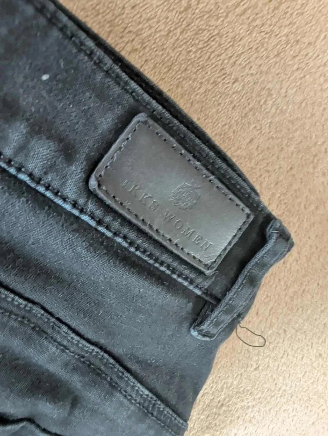 C106 IKKS Black Jegging Size 34 – photo 3